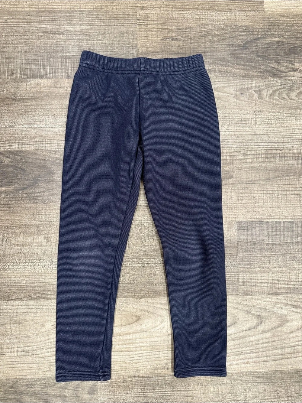 Carters Kids Navy Knit Leggings - Comfortable Everyday Bottoms, Size 7